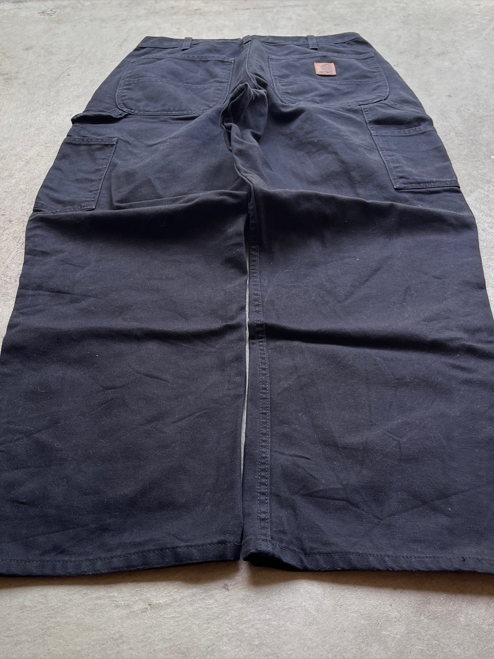 Vintage Carhartt B11-BLK Loose Fit Workwear Cargo Pants